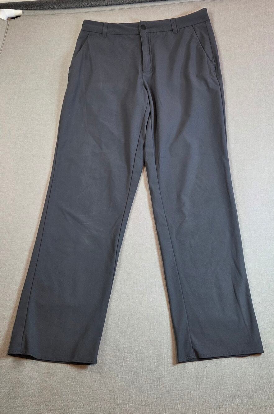 VRST Men’s Gray Performance Dress Pants 32x30 Slim Fit Athletic Stretch